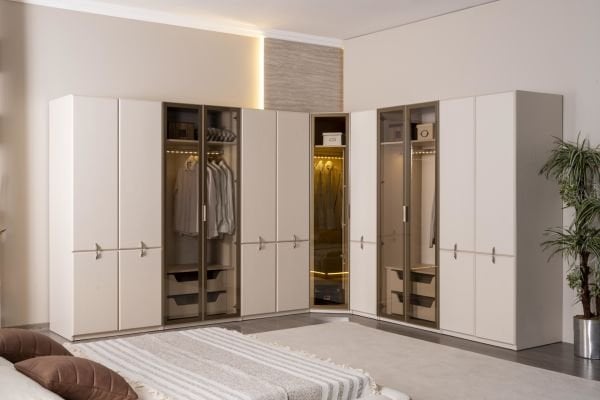 Viral Köşe Dolaplı Yatak Odası