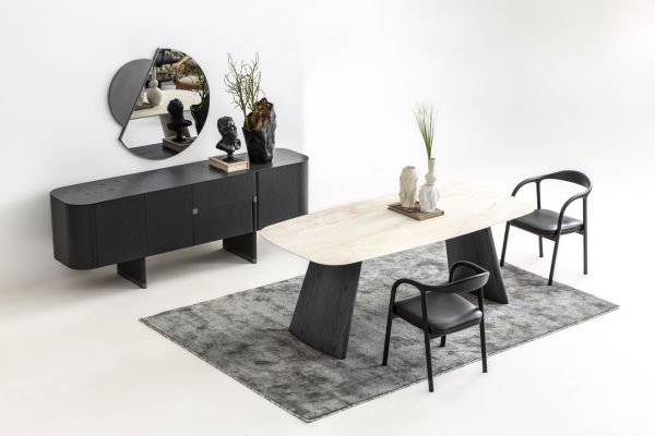 Delta Siyah Yemek Odası