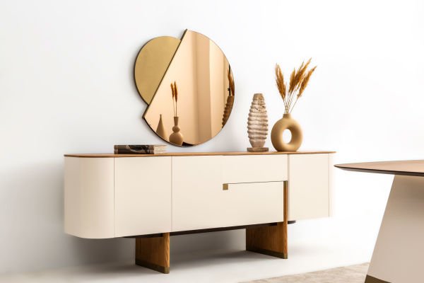 Delta Ekru Yemek Odası