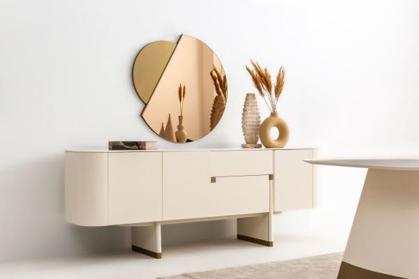 Delta Ekru Yemek Odası