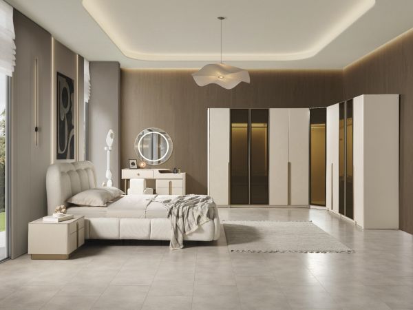 Bodrum Köşeli Yatak Odası