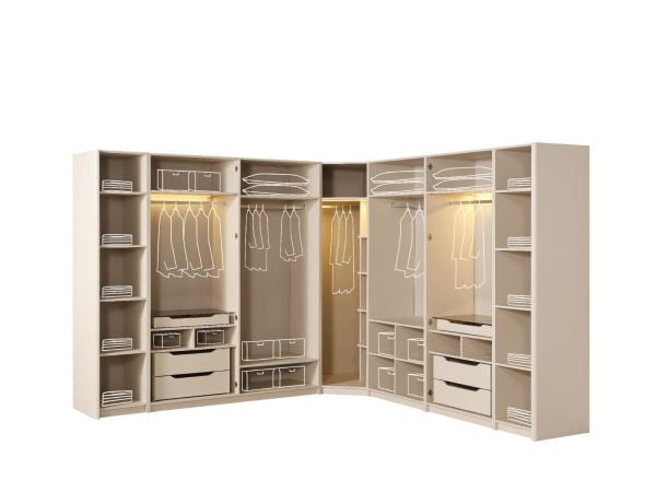 Bodrum Köşeli Yatak Odası