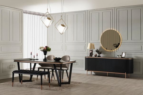 Tesla Black Yemek Odası