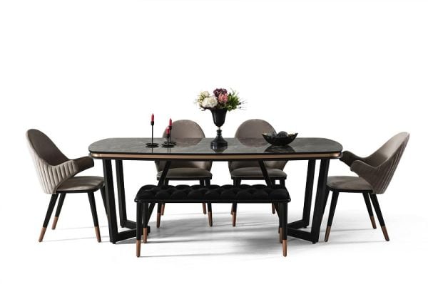 Tesla Black Yemek Odası