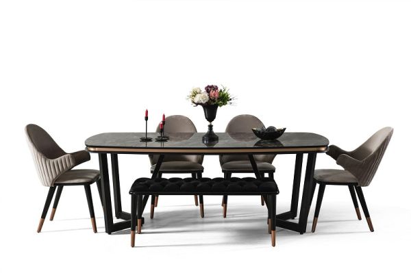 Tesla Black Yemek Odası