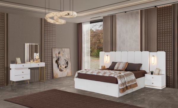 Alvina Yatak Odası (Baza Hediyeli)(Teşhir)