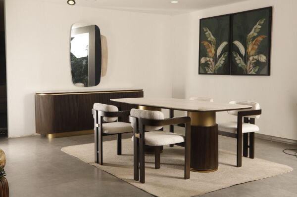 Polo Porselen Yemek Odası Ceviz