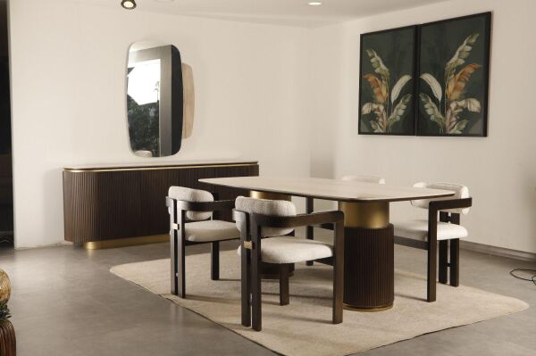 Polo Porselen Yemek Odası Ceviz