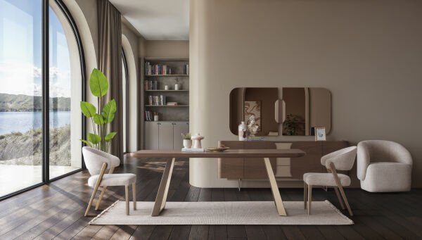 Picasso Ceviz Yemek Odası