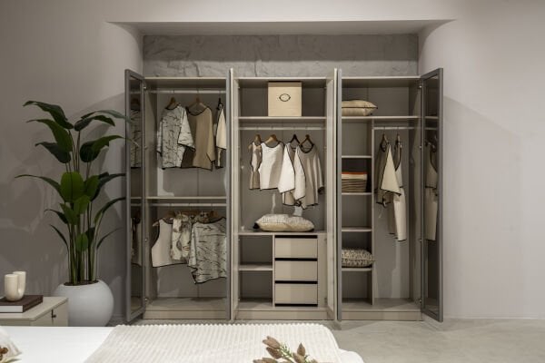 Como Yatak Odası (BAZALI) Giyinme Odası Seçenekli