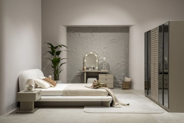 Como Yatak Odası (BAZALI) Giyinme Odası Seçenekli