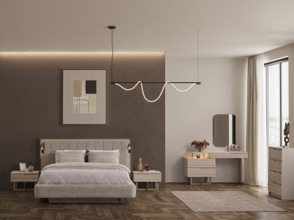 Oslo Luxury Yatak Odası (Baza Hediyeli)