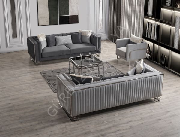 Lotus Koltuk Takımı Çizgili