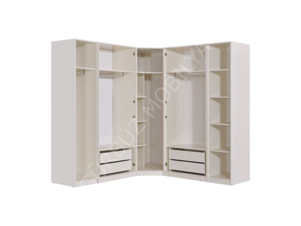 Dallas Köşe Dolaplı Yatak Odası