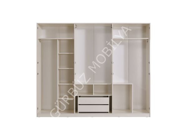 Dallas Köşe Dolaplı Yatak Odası