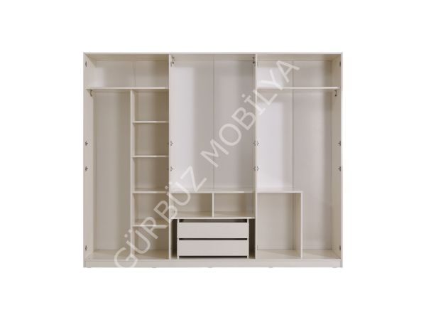 Dallas Köşe Dolaplı Yatak Odası