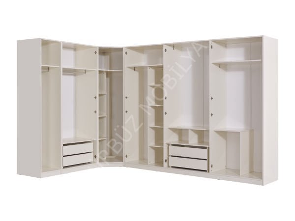 Dallas Köşe Dolaplı Yatak Odası