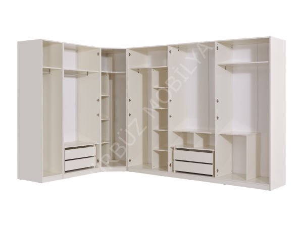 Dallas Köşe Dolaplı Yatak Odası